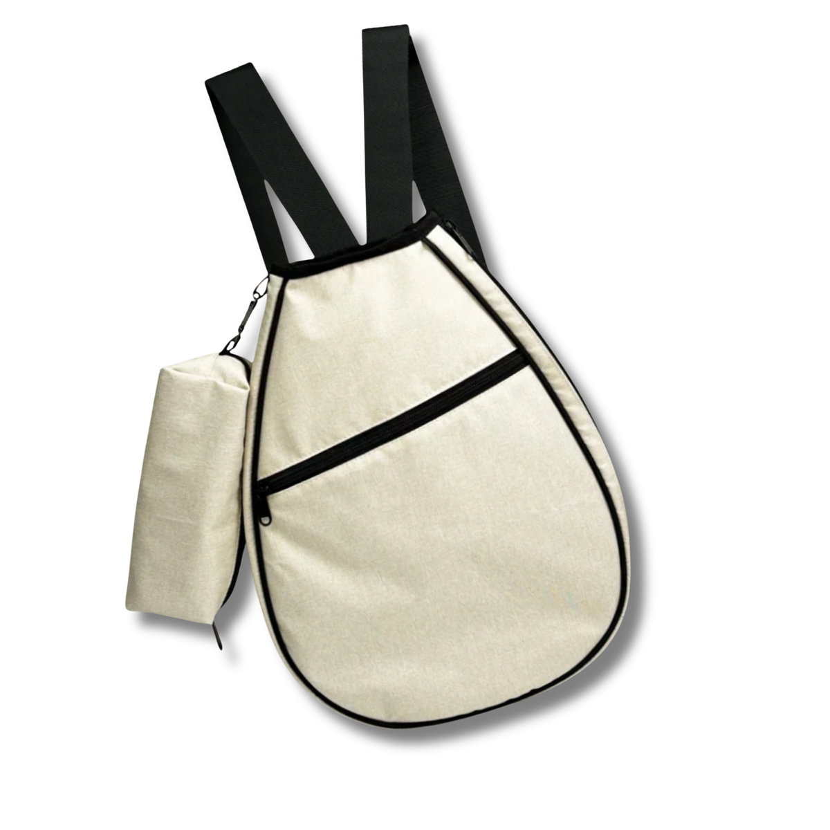 Housse de raquette padel design - Bleu, Beige ou Rose - Trousse accessoires incluse