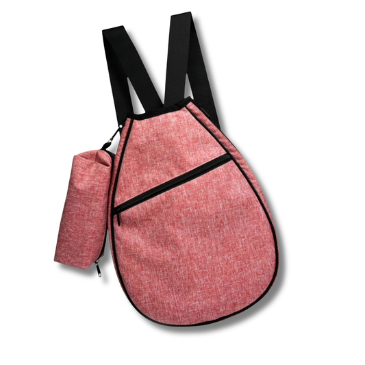 Housse de raquette padel design - Bleu, Beige ou Rose - Trousse accessoires incluse