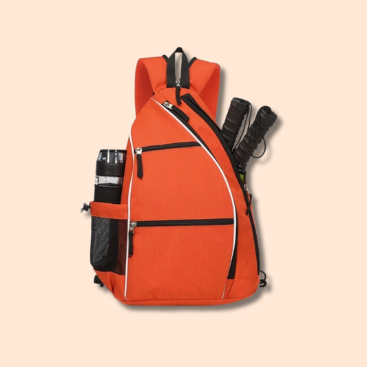 Sac Padel à bandoulière mixte - Compartiment raquettes, 43 cm