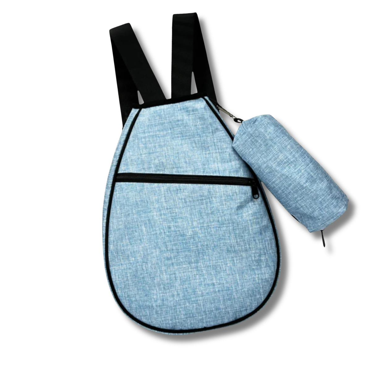 Housse de raquette padel design - Bleu, Beige ou Rose - Trousse accessoires incluse