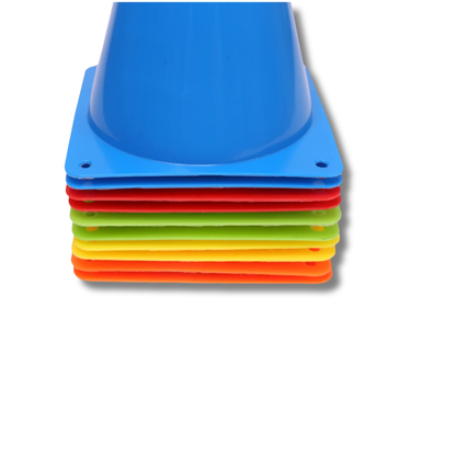 Plots d'entraînement padel - Lot de 25 cônes 5 couleurs