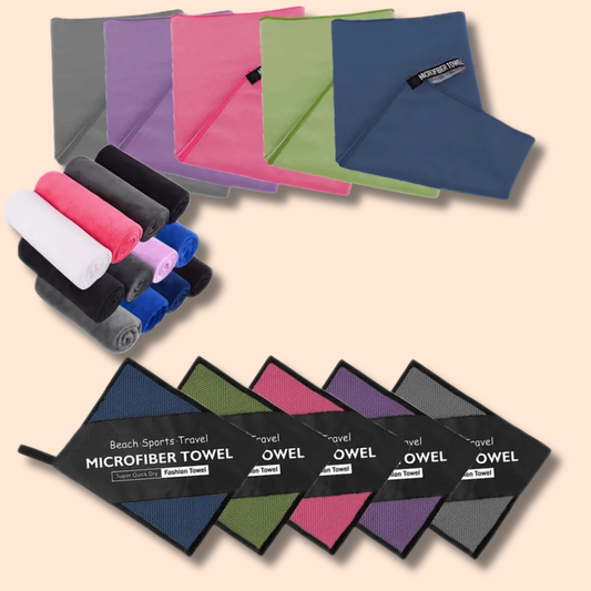 Serviette Padel Microfibre - Compacte, séchage rapide