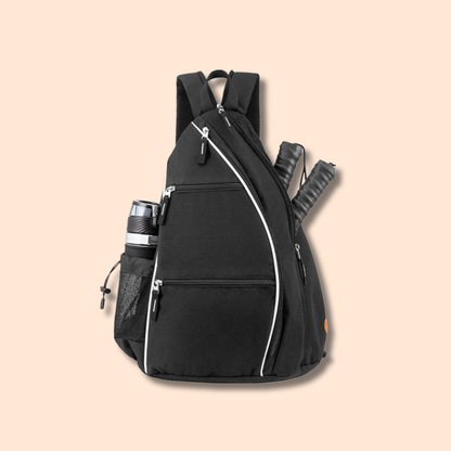Sac Padel à bandoulière mixte - Compartiment raquettes, 43 cm
