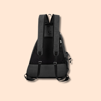 Sac Padel à bandoulière mixte - Compartiment raquettes, 43 cm