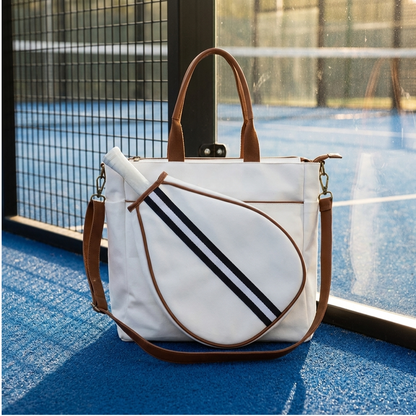 Sac de padel bandoulière unisexe - Format tote pratique et léger