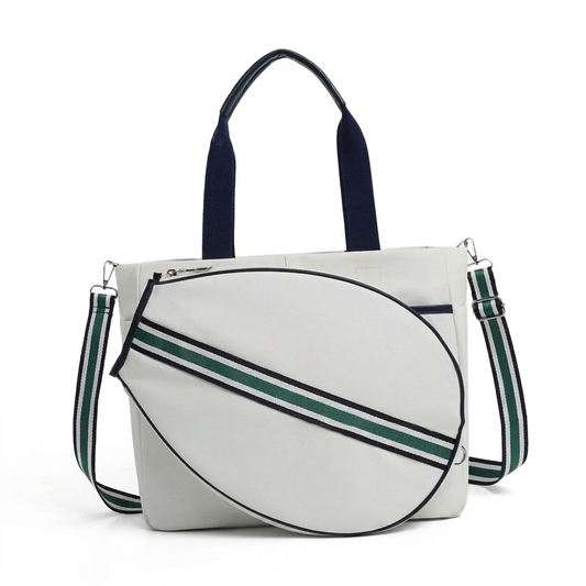 Sac de padel en toile - Bandoulière ajustable, look sport & lifestyle