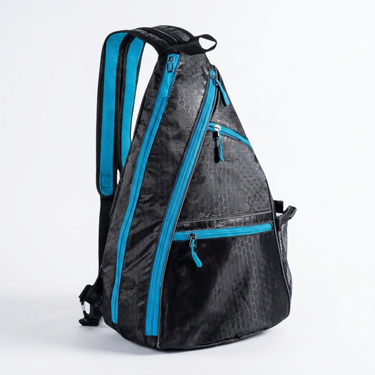 Sac Padel Homme bandoulière - Toile Oxford, ouverture diagonale